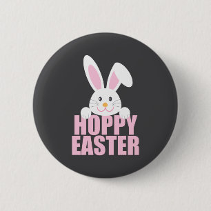 Happy Easter Bunny Pun Cute Nk Girls 6 Cm Round Badge