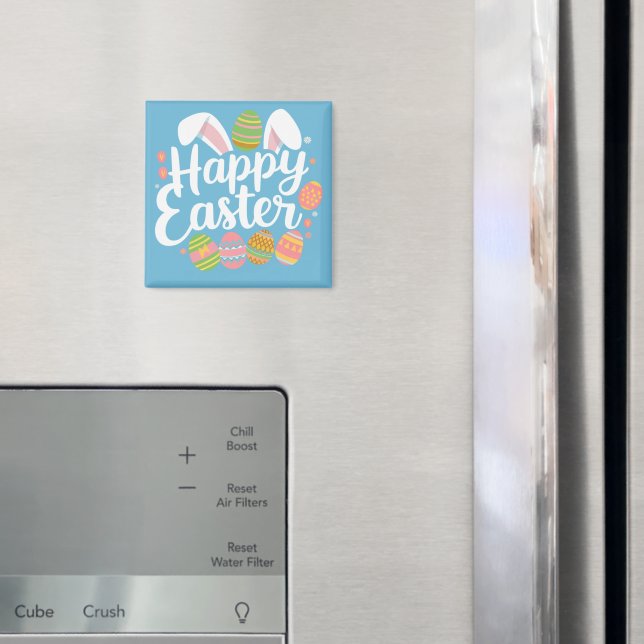 Happy Easter Bunny Rabbit Egg Holiday  Magnet (In Situ (Fridge))