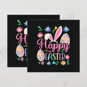 Happy Easter Bunny Rabbit Face Funny
