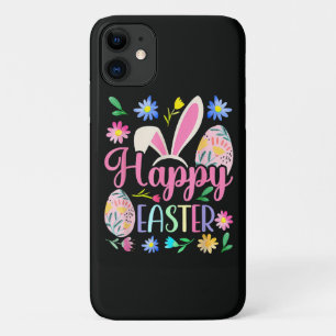 Happy Easter Bunny Rabbit Face Funny Case-Mate iPhone Case