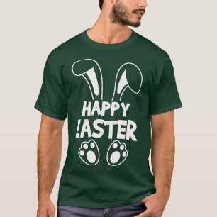 Happy Easter Bunny Rabbit Face Funny Easter Day 10 T-Shirt