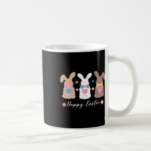 Happy Easter Bunny Rabbit Face Funny Easter Day Wo Coffee Mug