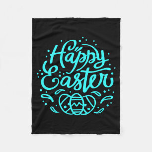Happy Easter Bunny Rabbit Face Funny Easter Day Wo Fleece Blanket
