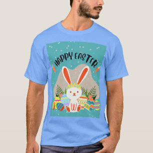 Happy Easter Bunny Rabbit Face Funny Easter Day Wo T-Shirt