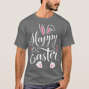 Happy Easter Bunny Rabbit Face Funny Easter Day Wo T-Shirt