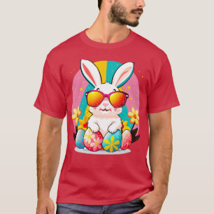 Happy Easter Bunny Rabbit Face Funny Easter Day Wo T-Shirt