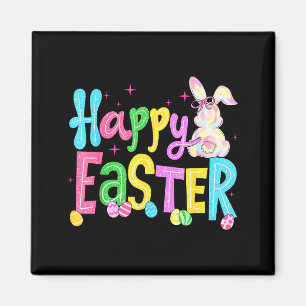 Happy Easter Bunny Rabbit For Kids Girls Teens Tea Magnet