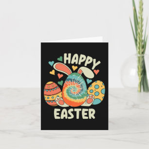 Happy Easter Bunny Rabbit Fun Easter Egg For Women Card