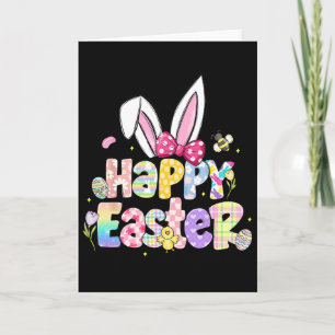 Happy Easter Bunny Rabbit Funny Easter Day Women G Card