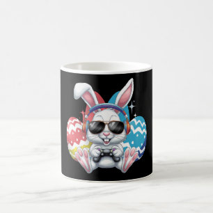 Happy Easter Bunny Rabbit Gaming Gamer Games Coffee Mug