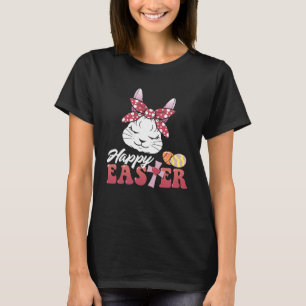 Happy Easter Bunny Sleeping Face Christian Girls W T-Shirt