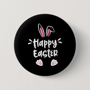 Happy Easter Bunny Spring Easter Egg Easter Men Wo 6 Cm Round Badge