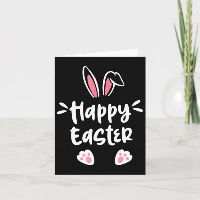 Happy Easter Bunny Spring Easter Egg Easter Men Wo Card (Front)