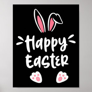 Happy Easter Bunny Spring Easter Egg Easter Men Wo Poster
