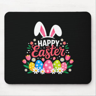 Happy Easter Bunny Spring Egg Rabbit Day Women Mouse Pad