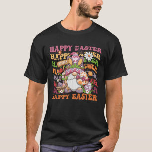 Happy Easter Bunny Spring Gnome Easter Egg Huntin T-Shirt