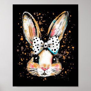 Happy Easter Bunny Spring Hunt Eggs Rabbit Coquett Poster