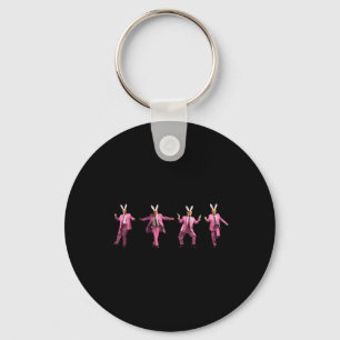Happy Easter Bunny Spring Hunt Eggs Rabbit Funny T Key Ring