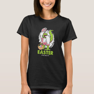 Happy Easter Bunny T Rex Dino Rabbit Egg Hunt Reli T-Shirt