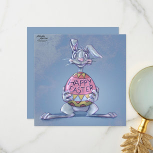 Happy Easter Bunny Thank You Card