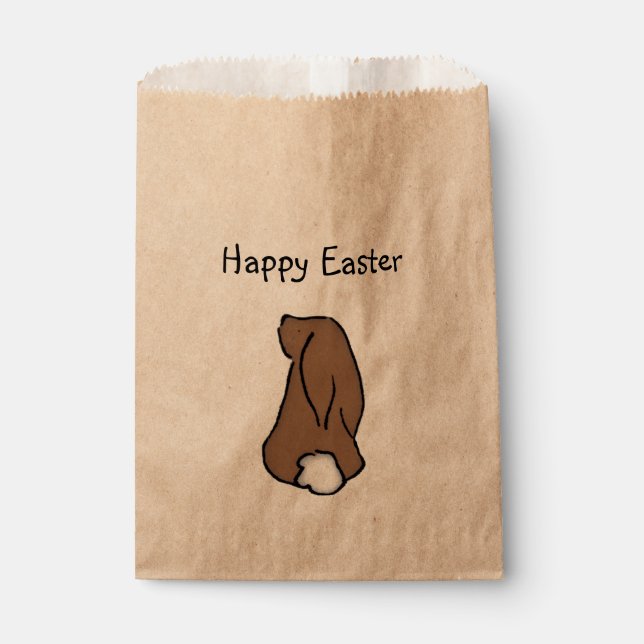 Happy Easter Bunny Treat Bag (Front)