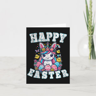 Happy Easter Bunny Unicorn Easter Bunny Boys Toddl Card