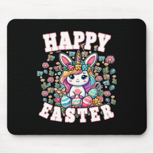 Happy Easter Bunny Unicorn Easter Bunny Boys Toddl Mouse Pad