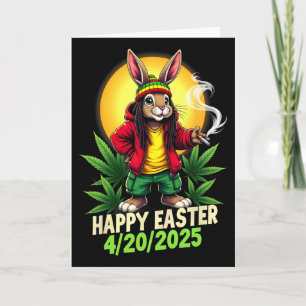 Happy Easter Bunny Weed Card