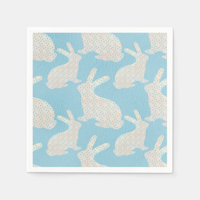 Happy Easter - Bunny's pattern Napkin (Front)