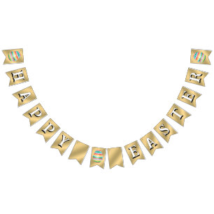 Happy Easter Bunting Banner Easter Bunny Decoratio