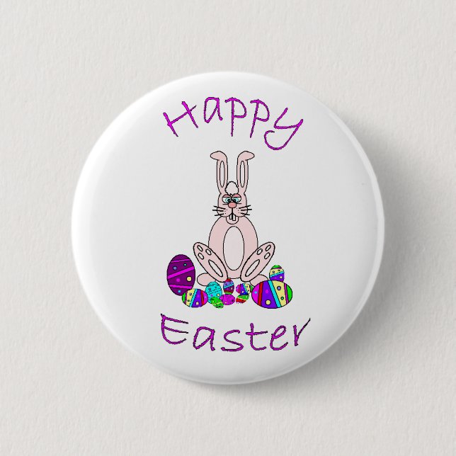 Happy Easter Button (Front)