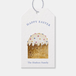 Happy Easter Cake & Sprinkles Gift Tags