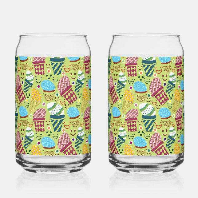 Happy Easter Can Glass (Front)