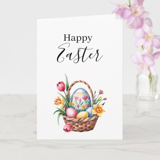 Happy Easter Card (Orchid)