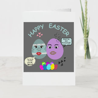 Happy Easter Card Humourous
