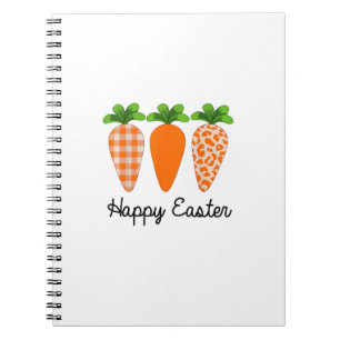 Happy Easter Carrot Cute Easter T-Shirt Notebook