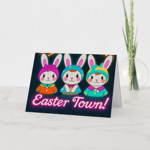 Happy Easter Celebration Foil Greeting Card