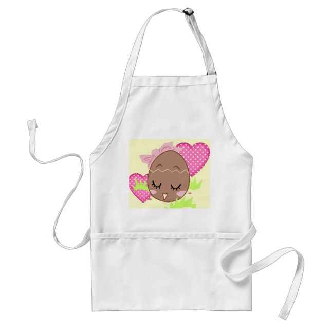 Happy Easter chef apron (Front)