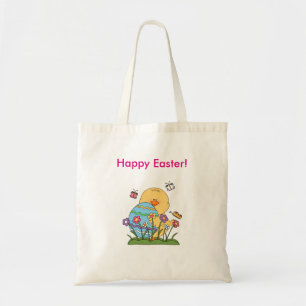 Happy Easter Chick Budget Tote Bag
