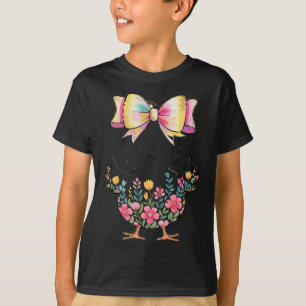 Happy Easter Chick Eggs Cute Happy Easter Day  T-Shirt