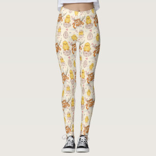 Happy Easter Chick Leggings