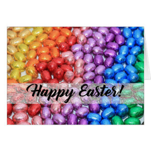Happy Easter Chocolate easter eggs
