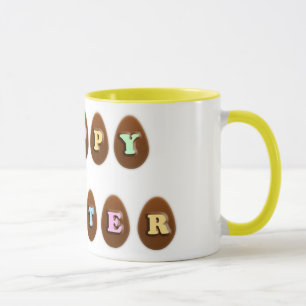 Happy Easter Chocolate Eggs Mug