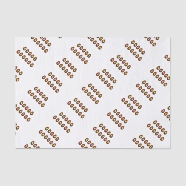 Happy Easter Chocolate Eggs Tissue Paper (Front)
