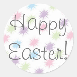 Happy Easter! Classic Round Sticker