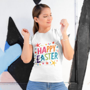 Happy Easter - Colorful Happy Easter Celebration T-Shirt