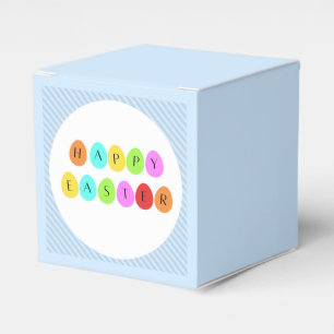 Happy Easter colourful eggs Favour Box