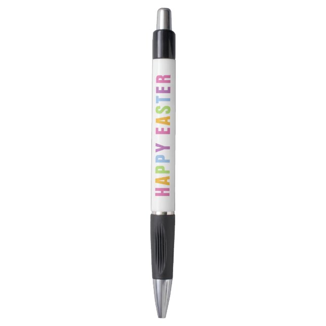 Happy Easter Colourful Rainbow Typography (Front Vertical)