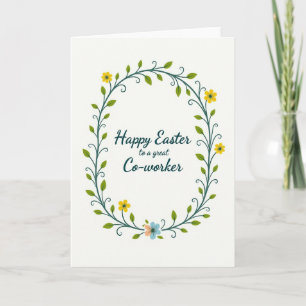 Happy Easter Coworker Card