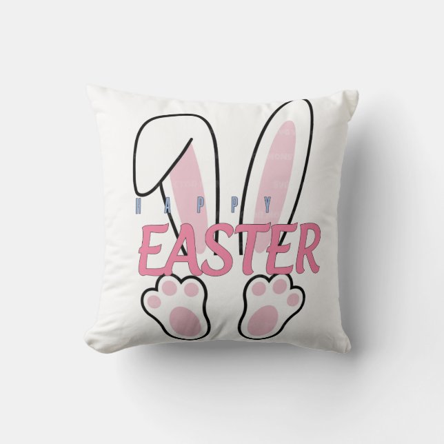 happy easter cushion (Front)